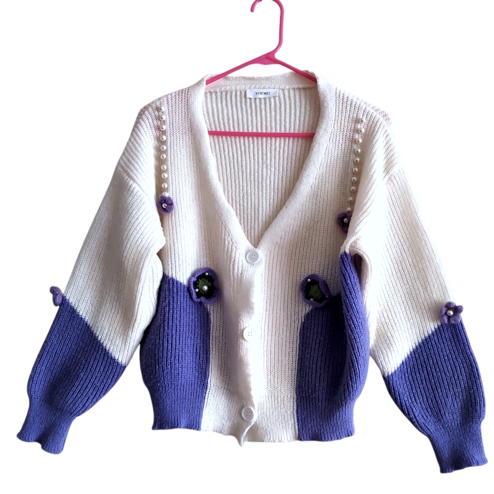 Yitemei Embellished Cardigan